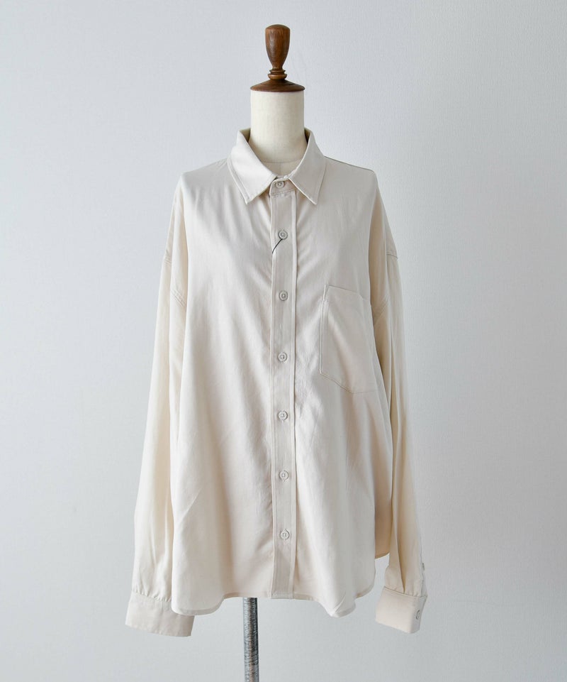 day standard｜麻レーヨン　長袖シャツ [[241911]][D]