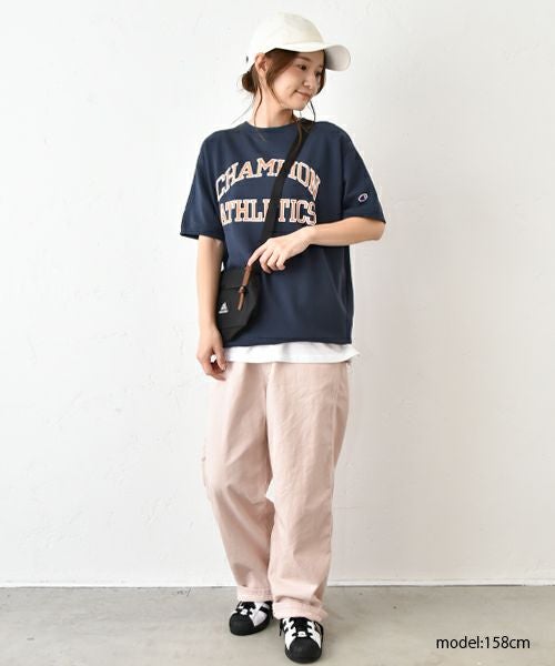 Champion｜ショートスリーブスウェットロゴTシャツ [[C3-B016]][C]
