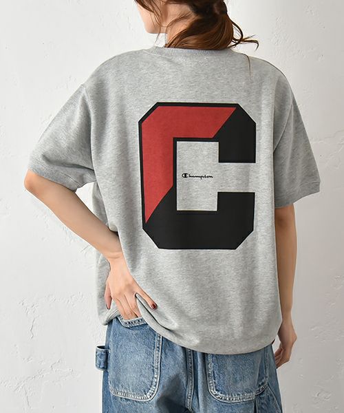 Champion｜ショートスリーブスウェットロゴTシャツ [[C3-B016]][C]