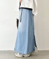 GRAMICCI｜ストレッチデニムAラインスカート [[GLSK5-SJP07]][C]