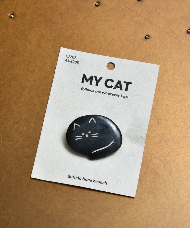 EARTH MADE｜MY PET ブローチ／OYASUMI CAT [[43-8208]][C]