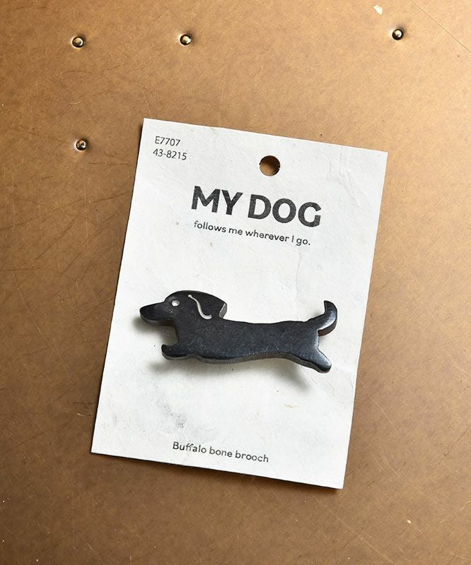 EARTH MADE｜MY PET ブローチ／RUNNING DOG [[43-8215]][C]