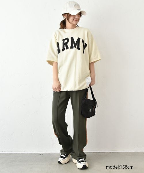 Johnbull｜ARMY ロゴスウェットシャツ [[TK251C05]][C]