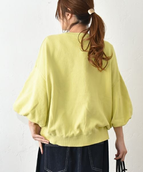 HEAVENLY｜バルーンスリーブ裏毛カットソー [[2512154]][C]