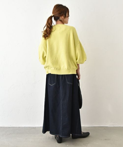 HEAVENLY｜バルーンスリーブ裏毛カットソー [[2512154]][C]