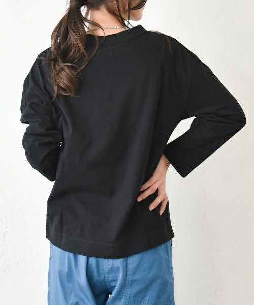 her.｜オーガニックエーゲ海 パン刺繍Tee [[8251C-926]][C]