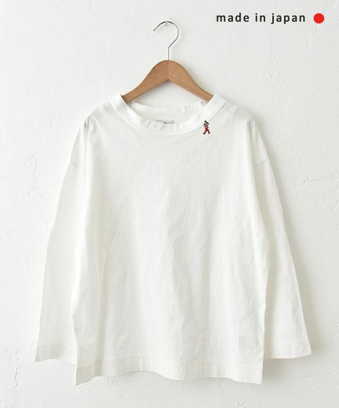  her.｜オーガニックエーゲ海 パン刺繍Tee [[8251C-926]][C]