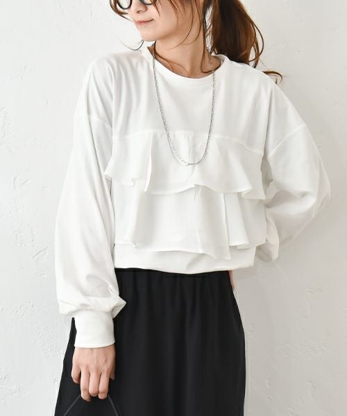 HUMS｜2wayフリルデザインプルオーバー [[WTS6928]][C]