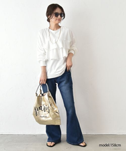 HUMS｜2wayフリルデザインプルオーバー [[WTS6928]][C]