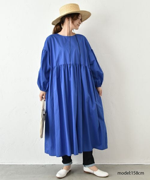 No18｜ウエスト切替ギャザーワンピース [[H24050]][C]
