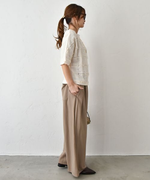 malla｜フリンジチェックプルオーバー [[mo51UT311]][C]