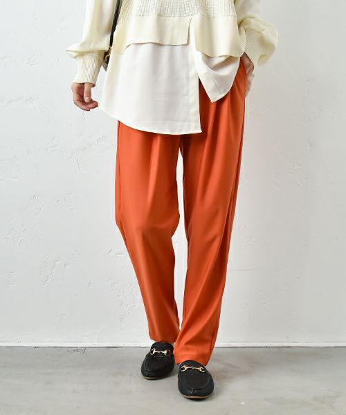 HUMS｜ストレッチテーパードパンツ [[RNK-2531]][C]