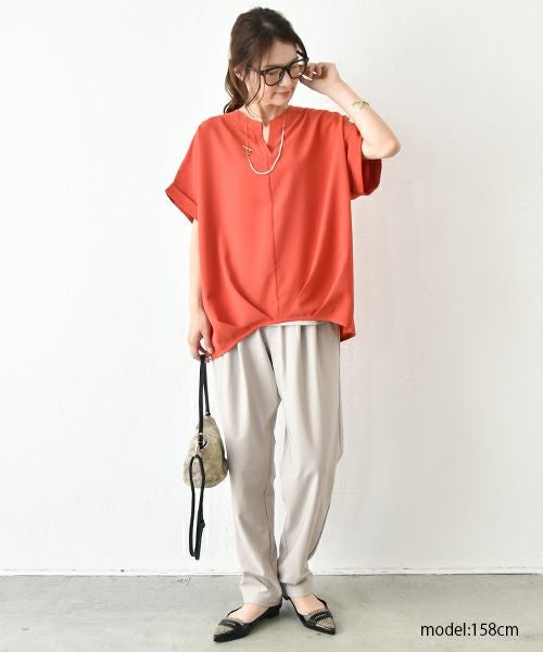 HUMS｜ストレッチテーパードパンツ [[RNK-2531]][C]