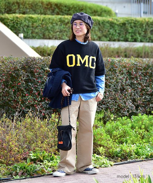 Our.｜ノーカラー綿麻デニムシャツ [[131184H]][C]