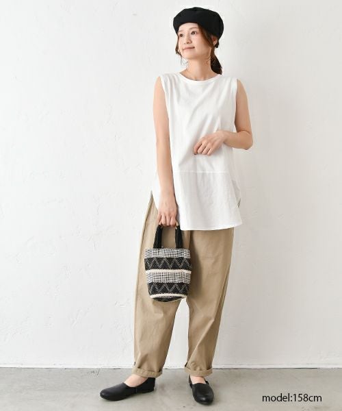 hagumu｜布帛切り替えタンク [[C-730]][C] | ma28 ONLINE STORE