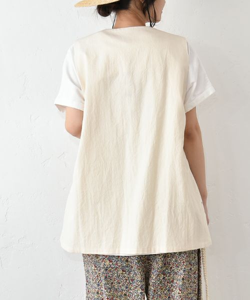 No18｜ミドル丈ベスト [[704221]][C]