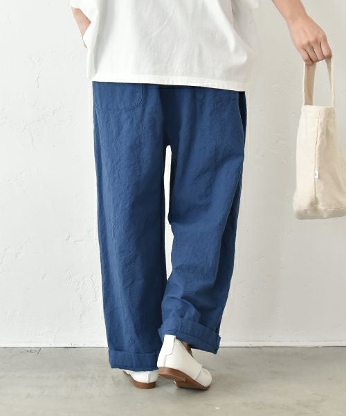  No18｜コットンワッシャーワイドボールパンツ [[CE1PT231008O]][C]