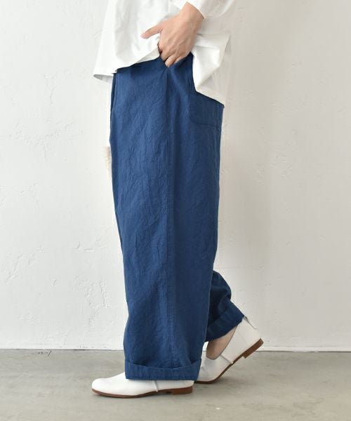  No18｜コットンワッシャーワイドボールパンツ [[CE1PT231008O]][C]