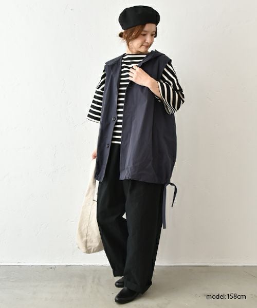  No18｜コットンワッシャーワイドボールパンツ [[CE1PT231008O]][C]