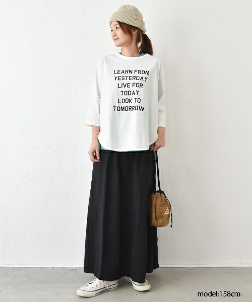 her.｜裾ラウンドヘムTee [[Round Hem Tee/2025]][C]