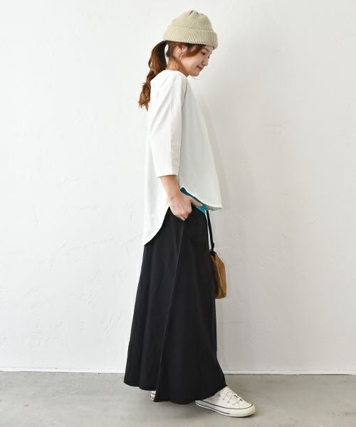 her.｜裾ラウンドヘムTee [[Round Hem Tee/2025]][C]