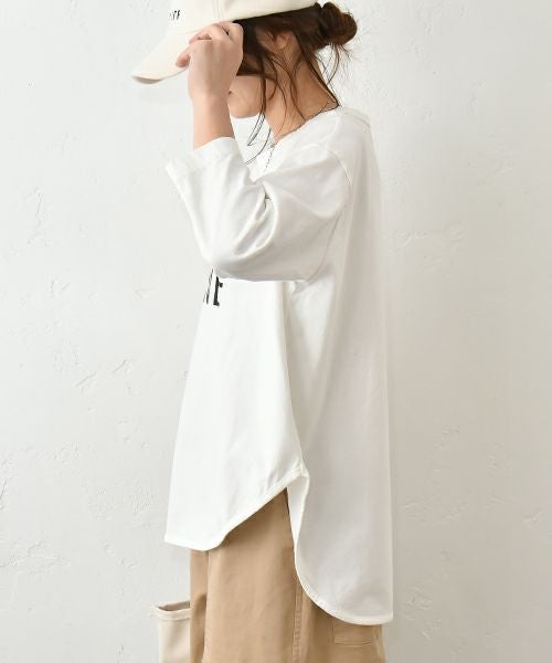 her.｜裾ラウンドヘムTee [[Round Hem Tee/2025]][C]