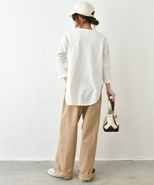 her.｜裾ラウンドヘムTee [[Round Hem Tee/2025]][C]