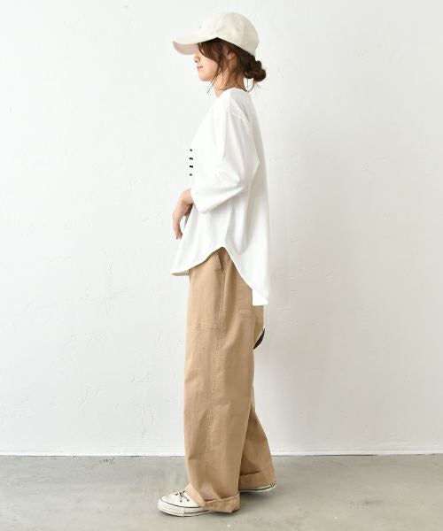 her.｜裾ラウンドヘムTee [[Round Hem Tee/2025]][C]