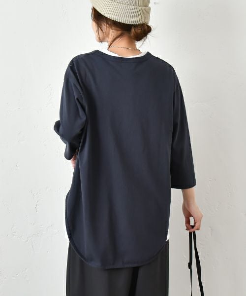 her.｜裾ラウンドヘムTee [[Round Hem Tee/2025]][C]