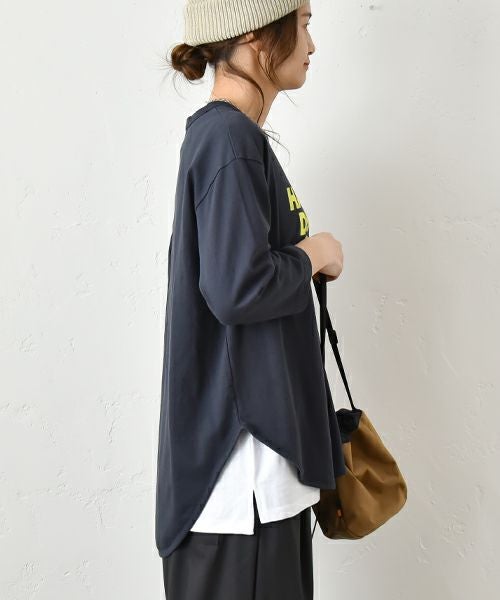 her.｜裾ラウンドヘムTee [[Round Hem Tee/2025]][C]