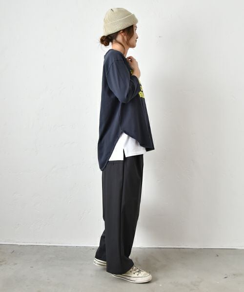 her.｜裾ラウンドヘムTee [[Round Hem Tee/2025]][C]