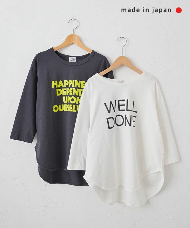 her.｜裾ラウンドヘムTee [[Round Hem Tee/2025]][C]