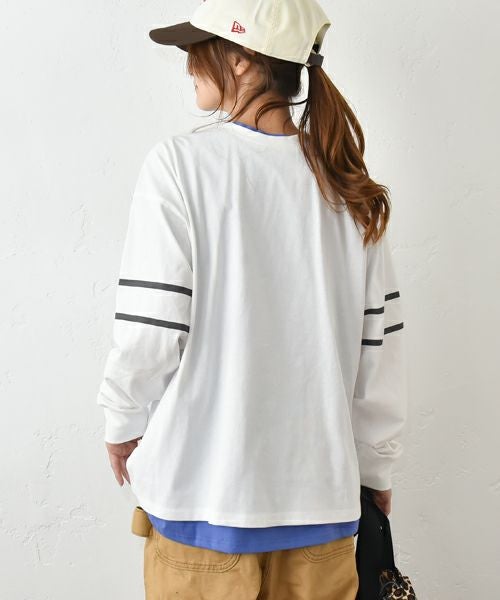 IN THE MARKET｜2WAYライン入りカットソー [[C-2352]][C]