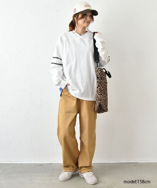 IN THE MARKET｜2WAYライン入りカットソー [[C-2352]][C]