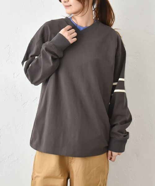 IN THE MARKET｜2WAYライン入りカットソー [[C-2352]][C]