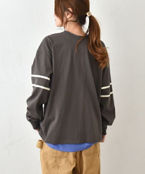 IN THE MARKET｜2WAYライン入りカットソー [[C-2352]][C]