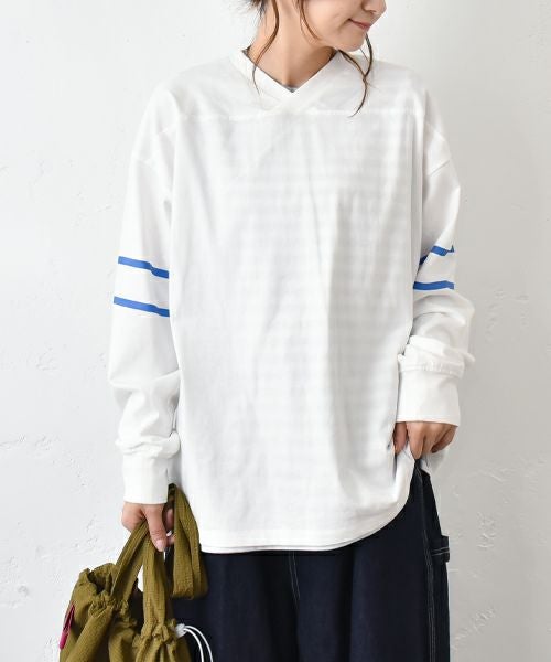 IN THE MARKET｜2WAYライン入りカットソー [[C-2352]][C]