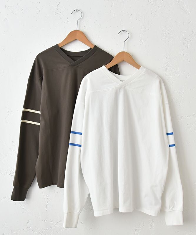 IN THE MARKET｜2WAYライン入りカットソー [[C-2352]][C]