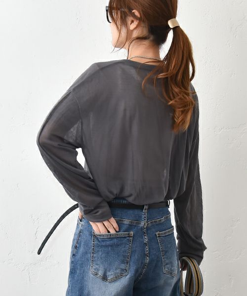 HUMS｜ロゴシアーカットソー [[C-5056]][C]