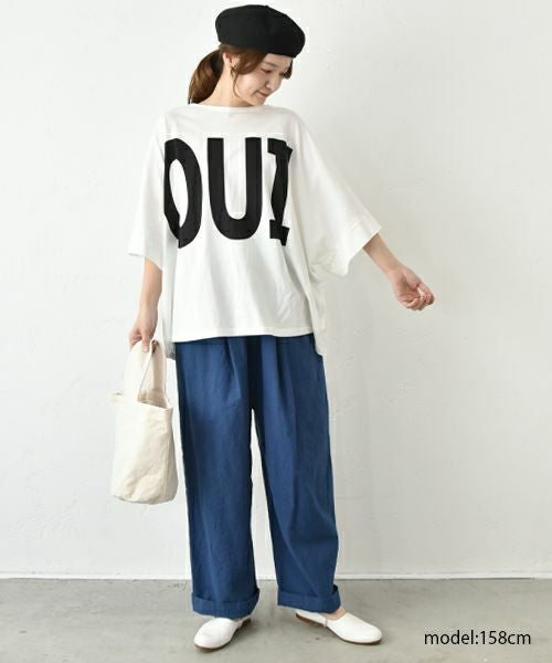 No18｜ワイドカットソー(ロゴ) [[CE1CT250301-1]][C]