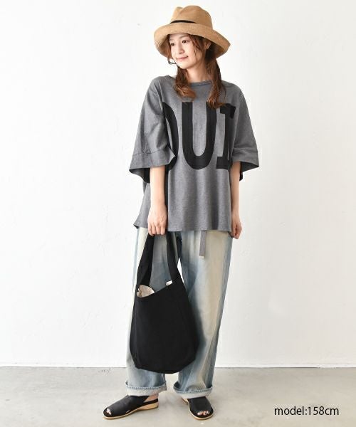 No18｜ワイドカットソー(ロゴ) [[CE1CT250301-1]][C]