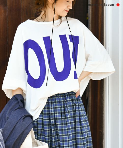 No18｜ワイドカットソー(ロゴ) [[CE1CT250301-1]][C]