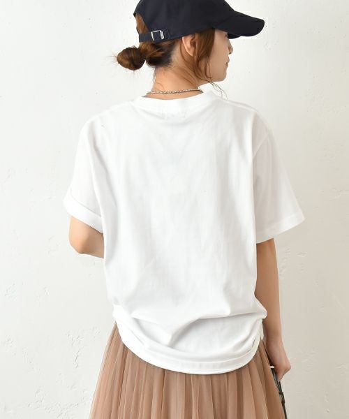 Like a moth.｜半袖ロゴTee [[352005]][C]