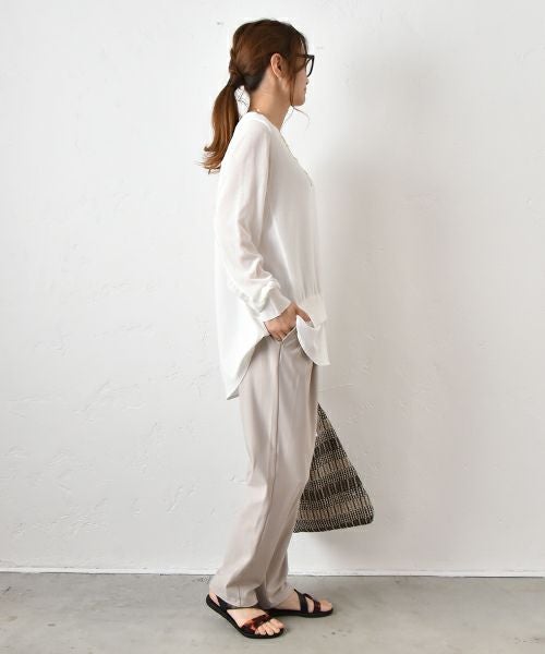 HUMS｜異素材切り替えニット [[700152]][C]