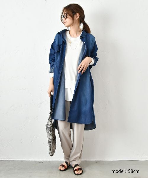 HUMS｜異素材切り替えニット [[700152]][C]