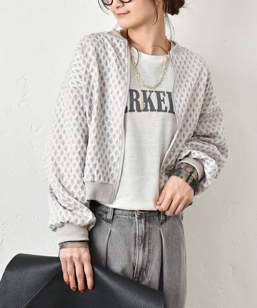 HUMS｜ジップアップブルゾン [[610152]][C]