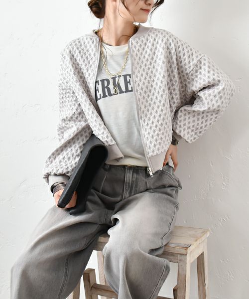 HUMS｜ジップアップブルゾン [[610152]][C]