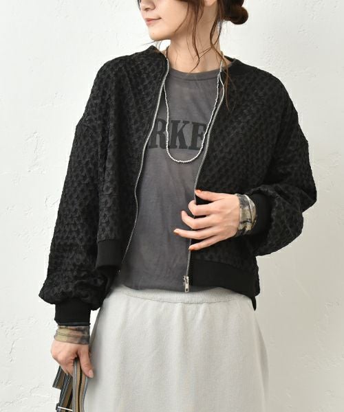 HUMS｜ジップアップブルゾン [[610152]][C]