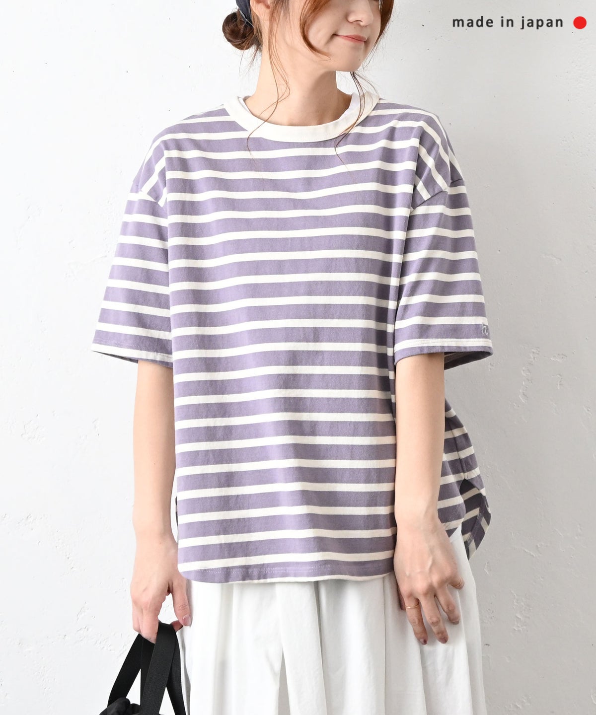 her.｜刺繍半袖カットソー [[CE3CT240403A]][C]