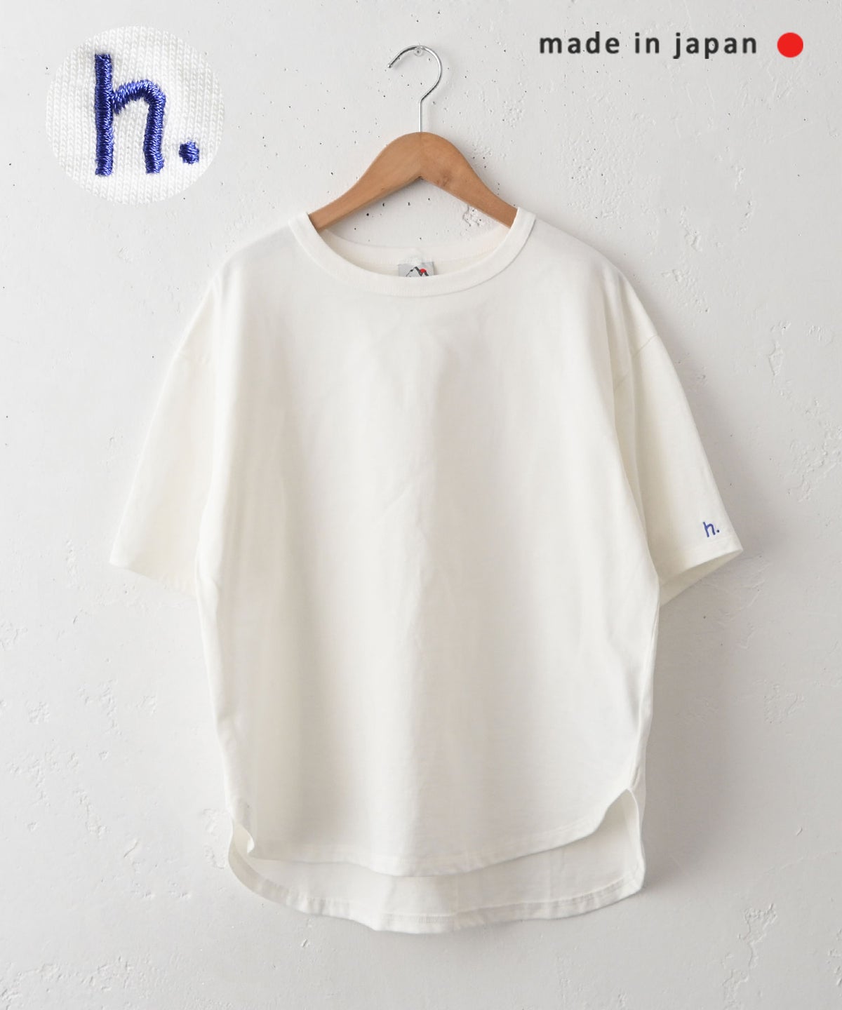 her.｜刺繍半袖カットソー [[CE3CT240403A]][C]